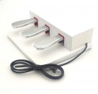 Педаль тройная для цифрового пианино Nux NPK TRINITY by UNIQKEYS NTP-01W, белая