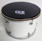 Барабан 10", 25х17см, настраиваемый, двусторонний, белый, Мастерская Бехтеревых BD-10-2B