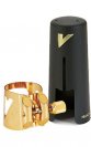 Лигатура и колпачок для саксофона сопрано Vandoren LC06P Optimum, позолоченная