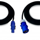 Удлинитель силовой 3х2.5 PCE CEE 16-3pin \ powerCON Seetronic 20A, 3м, EDS CP-16CP03