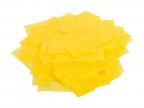 Конфетти из специализированной бумаги (тишью) 17х55мм, жёлтый, упаковка 1 кг, LFocus FTPCY