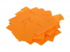 Конфетти из специализированной бумаги (тишью) 17х55мм, оранжевый, упаковка 1 кг, LFocus FTPCO