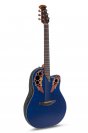 OVATION CE44P-8TQ Elite Plus Celebrity Mid-Depth - Trans-Blue Quilt Электроакустическая гитара