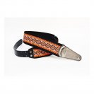 Fidel FL22018E Ergo Ремень для гитары, кожа/хлопок, орнамент