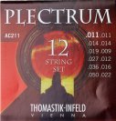 Комплект струн для 12-струнной акустической гитары Thomastik AC211 Plectrum 11-50, сталь/бронза