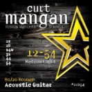 CURT MANGAN 80/20 Bronze 12-54 струны для акустической гитары