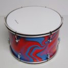 Барабан 10" 25х17см, рисунок "Космос", палочки, ремень, BD-10-2А3 Мастерская Бехтеревых