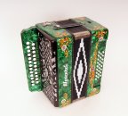 Гармонь "Шуйская" C51X-A-GR 25х25-III, зеленая