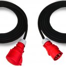Удлинитель силовой 5х6 PCE CEE 32-5pin, 10м, EDS CP-32CC10