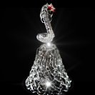 Колокольчик хрустальный «Змея», средний, Гусь Хрустальный GH-M033