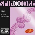 Отдельная струна А (Ля) для виолончели Thomastik S25 Spirocore, среднее натяжение