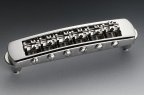 Бридж (струнодержатель) для гитар типа Les Paul Schaller 12080100 (451) STM NI, никелированный