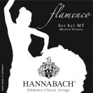 HANNABACH 827MT Black FLAMENCO Комплект струн для классической гитары желтый нейлон/посеребренные