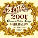 Струны для классической гитары La Bella 2001L, слабое натяжение, посеребренные