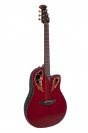 OVATION CE44-RR Elite Plus Celebrity Mid-Depth - Ruby Red электроакустическая гитара