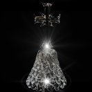 Колокольчик хрустальный «Крест плоский», средний, Гусь Хрустальный GH-M022