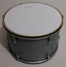 Барабан 10", 25х17см, настраиваемый, двусторонний, серебристый, BD-10-2S Мастерская Бехтеревых