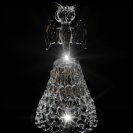 Колокольчик хрустальный «Сова», малый, Гусь Хрустальный GH-L019