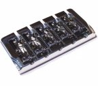 Бридж (струнодержатель) для 5-струнной бас-гитары, хром, Paxphil BB405-CR
