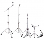GIBRALTAR 6700 6700PK комплект хардвера (стойка для малого барабана, стойка хай-хета, стойка тарелки наклонная, стойка тарелки прямая, педаль бас барабана)