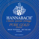 Hannabach 825HT Blue PURE GOLD струны для классической гитары нейлон/позолоченные