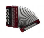 Аккордеон кнопочный Weltmeister Romance 874 87/120/IV/11/5, красный