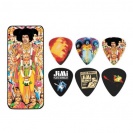 DUNLOP JH-PT02М Jimi Hendrix набор медиаторов, металлическая коробка (12шт.)