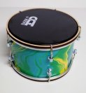 Барабан 8" 20х13см, рисунок "Океан", палочки, ремень, Мастерская Бехтеревых BD-8-2А1