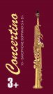 Трости для саксофона сопрано No 3+ (10шт), FedotovReeds FR22SO06 Concertino