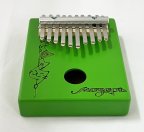 Калимба, резонаторная, 10 язычков, прямоугольная Мозеръ KMKr-1-GR-NEW Piastra, зеленая