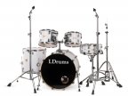 Барабанная установка LDrums 5001011, белая