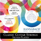 Струны для классической гитары Hannabach 600MT Silver-Plated, среднее натяжение