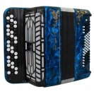 Баян ученический двухголосный "Тула" 46х80-II,BN-41-BL синий