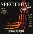 Струны для акустической гитары Thomastik SB110 Spectrum Bronze, сталь/бронза, 010-050