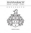 Hannabach EXCLMT Exclusive Black Комплект струн для классической гитары, среднее натяжение