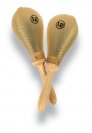LP® LP395 Maracas маракасы (пара) зауженной формы, натуральная сыромятная кожа, деревянные ручки