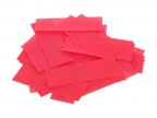 Конфетти из специализированной бумаги (тишью) 17х55мм, красный, упаковка 1 кг, LFocus FTPCR