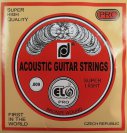 Струны для акустической гитары ELO-6 09-45, бронзовая навивка