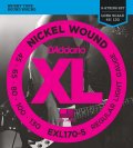 Струны для 5-струнной бас-гитары D`Addario EXL170-5 XL NICKEL WOUND 5-string Long Regular Light 45-130