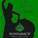 HANNABACH 827LT Green FLAMENCO Комплект струн для классической гитары желтый нейлон/посеребренные