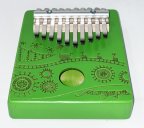 Калимба, резонаторная, 10 язычков Мозеръ KMKr-2-GR-NEW Escudo, трапеция, зеленая