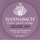 Струны для классической гитары Hannabach 900MHT SILVER 200 нейлон/посеребренные