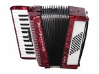 Аккордеон Weltmeister Perle 26/48/II/3 1/2, красный
