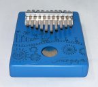 Калимба, резонаторная, 10 язычков, Мозеръ KMKr-2-BL-NEW Escudo трапеция, синяя