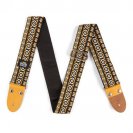 Гитарный ремень DUNLOP BOB11 STRAP MARLEY JACQ-BRN