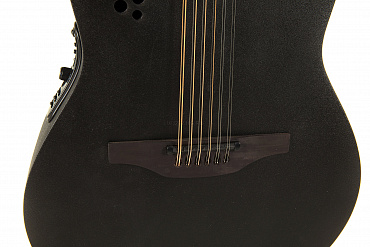 Электроакустическая гитара OVATION 2058TX-5 Elite T Deep Contour Cutaway Black Textured 12-струнная