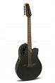 Электроакустическая гитара OVATION 2058TX-5 Elite T Deep Contour Cutaway Black Textured 12-струнная