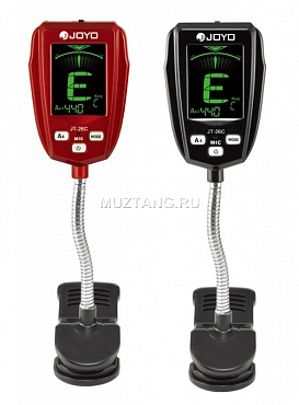 Цифровой тюнер JOYO JT-26C на прищепке