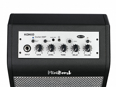 Гитарный комбоусилитель портативный, 15 Вт, Kokko KG-15 Mini Bomb