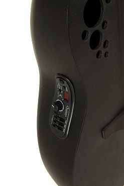 Электроакустическая гитара OVATION 2058TX-5 Elite T Deep Contour Cutaway Black Textured 12-струнная